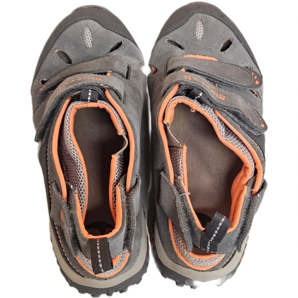 Merrell Iggy Web Kids Dark Grey Orange Hiking Water Sandals J35065 Size 4 US